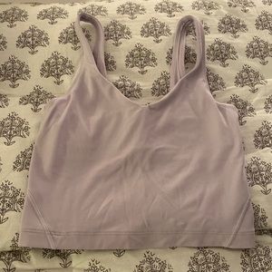 Lululemon light purple align tank top